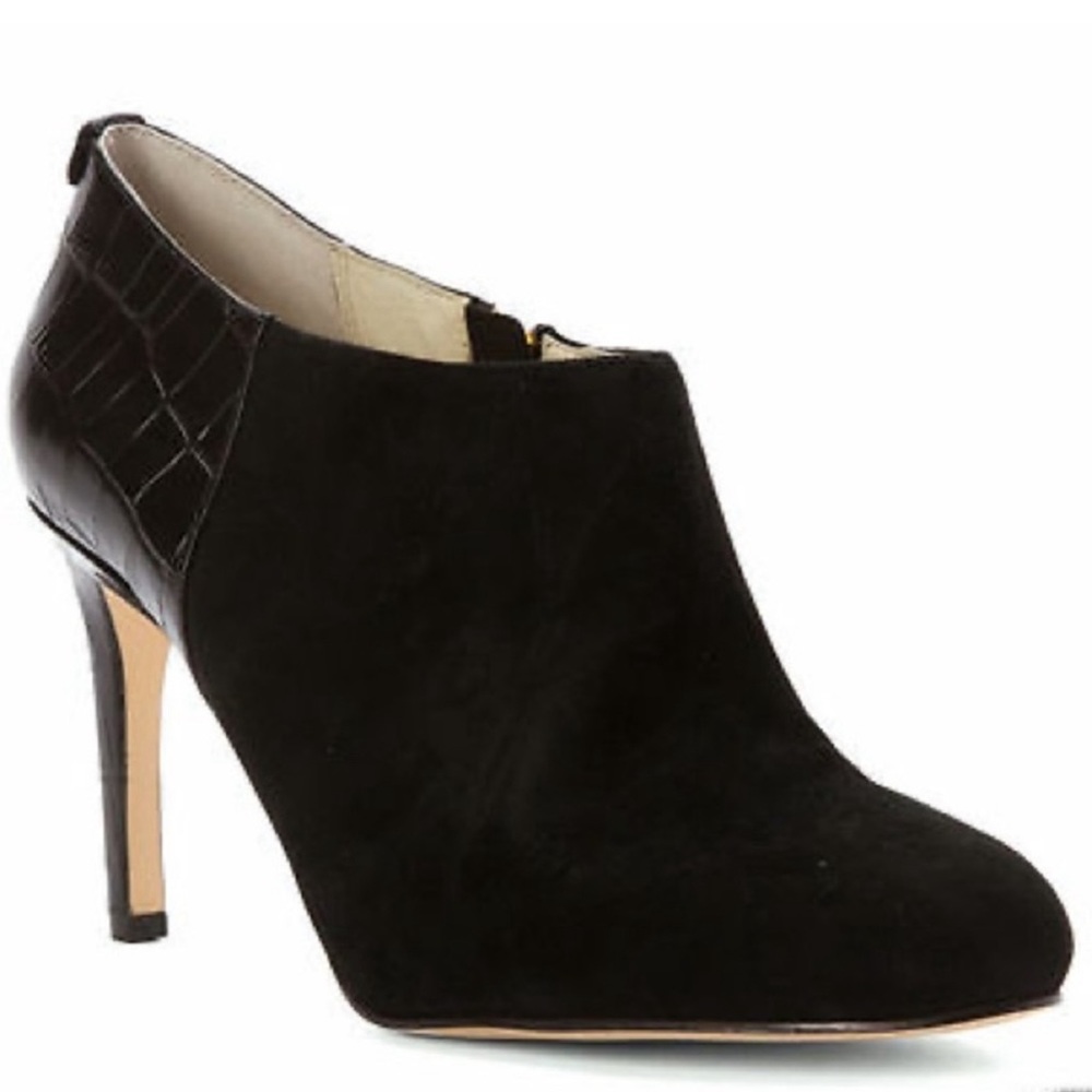 Michael Kors Sammy Black Suede Booties